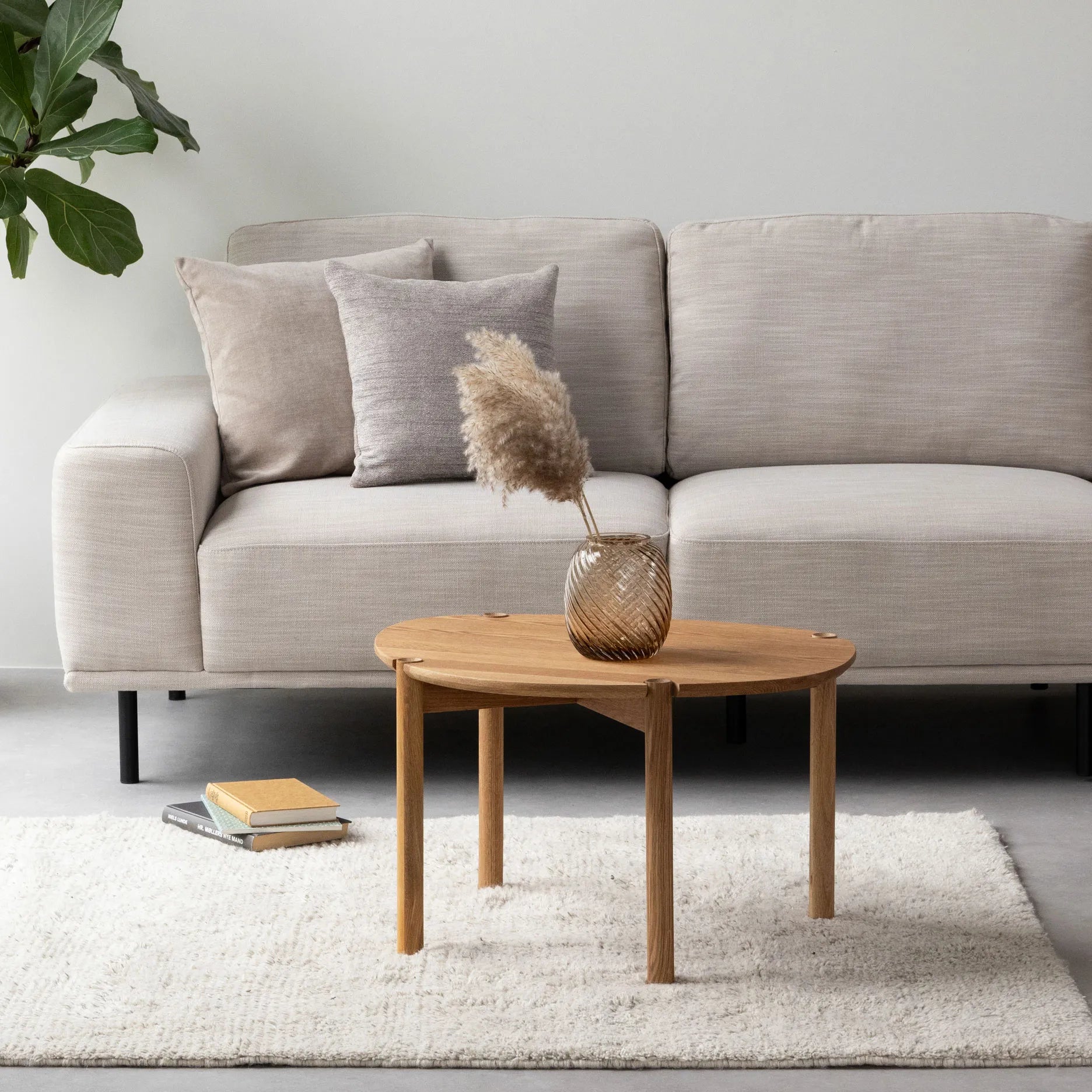 Colo Cross Couchtisch FSC-zertifiziertes Eichenholz H40 cm